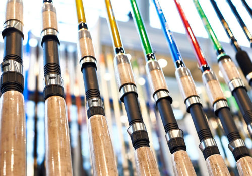 What are the 3 types of fishing rods?